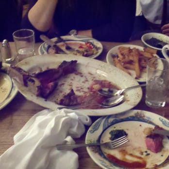 Peter Luger - Our spread after.... - Steakhouses Near Me - Brooklyn, New York