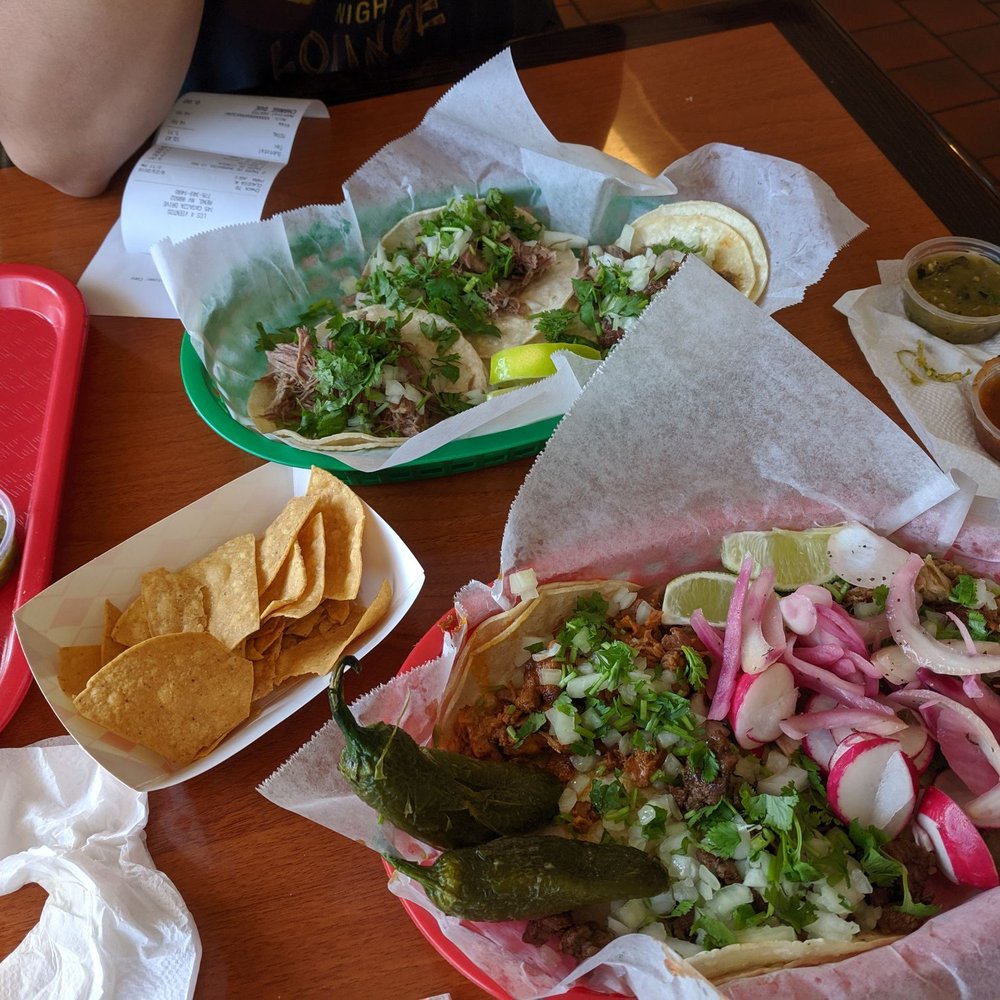 Los 4 Vientos - Assortment of tacos - Mexican Near Me - Reno, Nevada Los 4 Vientos - Assortment of tacos - Mexican Near Me - Reno, Nevada