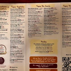 La Barca Spanish Tapas & Wine Bar - Menu