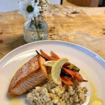Flavor Chef Catering - Salmon with citrus risotto and heirloom carrots - Caterers Near Me - Vista, California