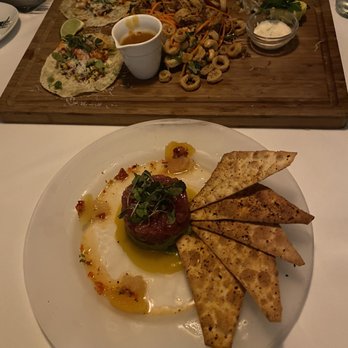 Eddie V's Prime Seafood - Amazing appetizer platter, drinks, and hot lava dessert. - Seafood Near Me - Plano, Texas Eddie V's Prime Seafood - Amazing appetizer platter, drinks, and hot lava dessert. - Seafood Near Me - Plano, Texas
