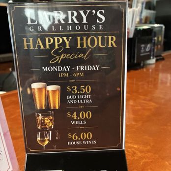 Larry's Grill House - Happy hour menu - American Near Me - Tarpon Springs, Florida