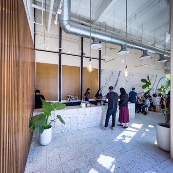 Boba Bliss - waiting area during a weekday, soft opening going on right now - Bubble Tea Near Me - Mountain View, California
