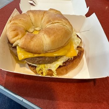 Jack in the Box - My Breakfast Croissant - Fast Food Near Me - Lebec, California