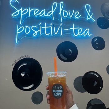 Bubble Love - Pomegranate tea with mango boba - Bubble Tea Near Me - Nashville, Tennessee