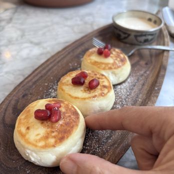 TARY Coffee - Cheesecake pancakes (quite small but good) - Coffee & Tea Near Me - Chicago, Illinois TARY Coffee - Cheesecake pancakes (quite small but good) - Coffee & Tea Near Me - Chicago, Illinois