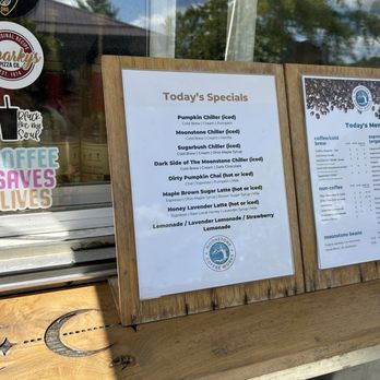 Moonstone Coffee Works - Fall special drinks - Coffee & Tea Near Me Moonstone Coffee Works - Fall special drinks - Coffee & Tea Near Me