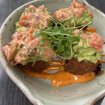 Village Social - Kitchen & Bar - Poke 'Sushi Fritter' - New American Near Me - Rye, New York