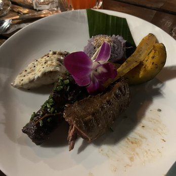Old Lahaina Luau - Steak, Chicken, Fish, Purple Mashed Potatoes - Performing Arts Near Me - Lahaina, Hawaii
