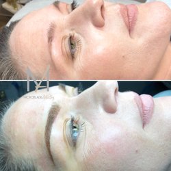 Microblade Artistry - Powder brows on this beauty!  I love how they perfectly frame her gorgeous face!