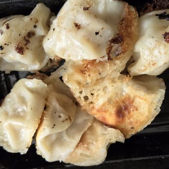 Dumpling Master - Leftover pancake mix on my pork dumplings? Inedible. - Noodles Near Me - Rancho Cucamonga, California