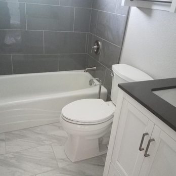 Floor & Decor - Excuse the color. Those are grey glossy tiles on the shower and marble like matte tiles on the floor. It came out great. - Kitchen & Bath Near Me - Roseville, California Floor & Decor - Excuse the color. Those are grey glossy tiles on the shower and marble like matte tiles on the floor. It came out great. - Kitchen & Bath Near Me - Roseville, California