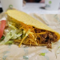 Taco Time - crisp beef taco.  filled with beef