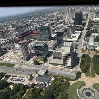 Gateway Arch - View from the top of the Arch of Busch Stadium. - Landmarks & Historical Buildings Near Me - St. Louis, Missouri Gateway Arch - View from the top of the Arch of Busch Stadium. - Landmarks & Historical Buildings Near Me - St. Louis, Missouri