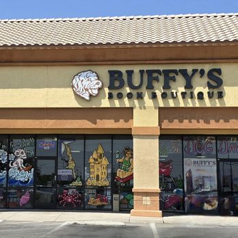 Buffy's Book Boutique - Front of store from parking lot. It's behind Taco Bell and Mcdonalds - Bookstores Near Me - Spring Valley, Nevada Buffy's Book Boutique - Front of store from parking lot. It's behind Taco Bell and Mcdonalds - Bookstores Near Me - Spring Valley, Nevada