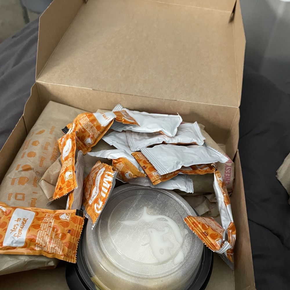 Taco Bell - Build Your Own Cravings Box 1 Chalupa Supreme 1 Beefy 5-Layer Burrito 1 Cheesy Fiesta Potatoes 1 Medium Mug® Root Beer - Fast Food Near Me - Rocky Mount, North Carolina Taco Bell - Build Your Own Cravings Box 1 Chalupa Supreme 1 Beefy 5-Layer Burrito 1 Cheesy Fiesta Potatoes 1 Medium Mug® Root Beer - Fast Food Near Me - Rocky Mount, North Carolina