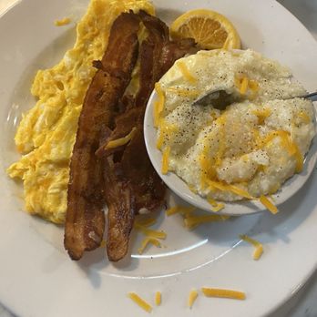 Brick House Diner - Eggs, bacon, and grits with cheese - Diners Near Me - Richmond, Virginia Brick House Diner - Eggs, bacon, and grits with cheese - Diners Near Me - Richmond, Virginia