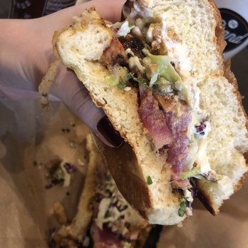 The Stand - American Classics Redefined - Inside the Ahi Tuna Sandwich - Burgers Near Me - Northridge, California