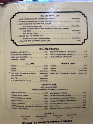 Menu photo 7 Mandina's Restaurant New Orleans, LA