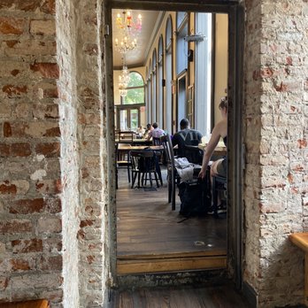 Iron Bank Coffee Co. - View from inside the vault - Coffee & Tea Near Me - Columbus, Georgia