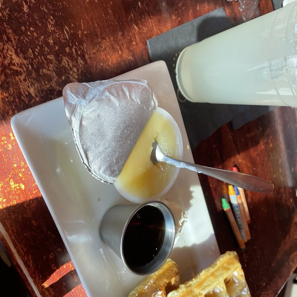 Park Lane Tavern - Kids brunch: waffle, applesauce, syrup - Fish & Chips Near Me - Hampton, Virginia Park Lane Tavern - Kids brunch: waffle, applesauce, syrup - Fish & Chips Near Me - Hampton, Virginia