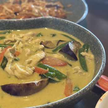 Must be Thai - Chicken Green Curry- nice kick of spice! - Thai Near Me - San Jose, California Must be Thai - Chicken Green Curry- nice kick of spice! - Thai Near Me - San Jose, California