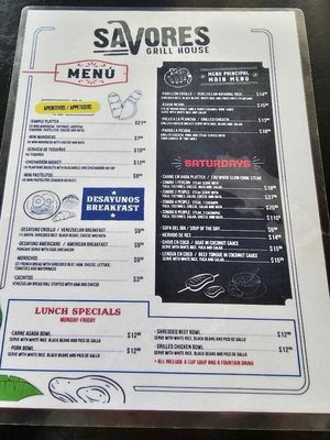 Menu photo 3 Savores Grill House Vero Beach, FL