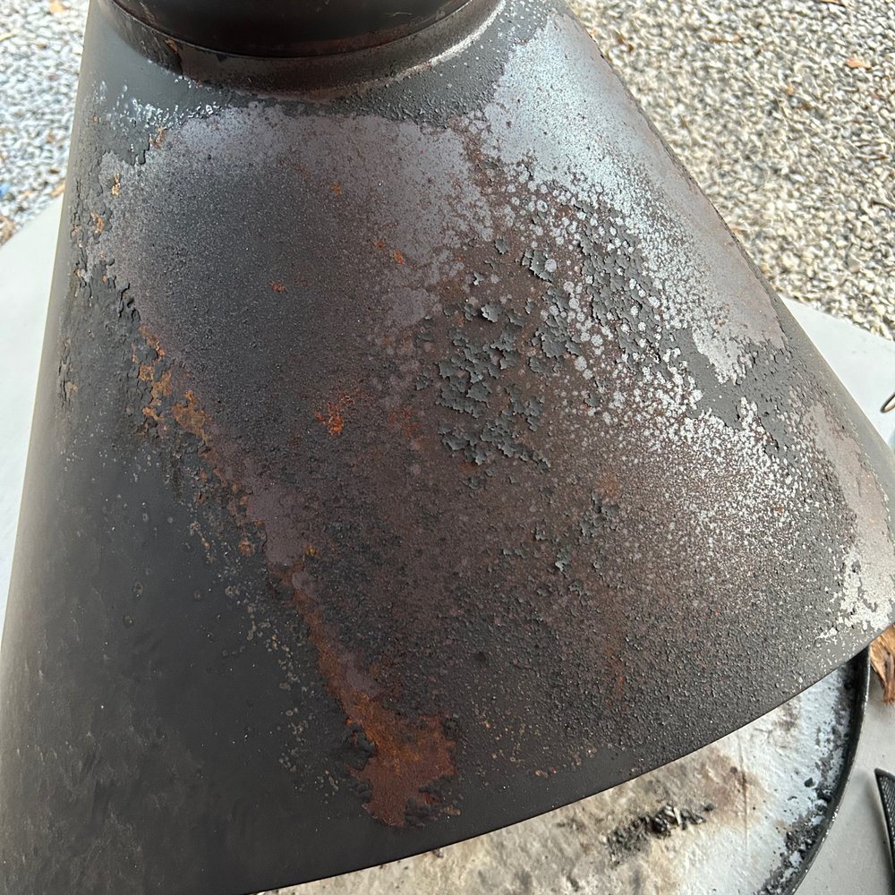 Malm Fireplace Center - Coating bubbled and peeled off after first true fire - Fireplace Services Near Me - Santa Rosa, California Malm Fireplace Center - Coating bubbled and peeled off after first true fire - Fireplace Services Near Me - Santa Rosa, California