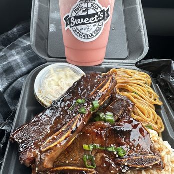 Sweet's Island Restaurant - Kalbi plate and Rainbow Otai - Hawaiian Near Me - Provo, Utah Sweet's Island Restaurant - Kalbi plate and Rainbow Otai - Hawaiian Near Me - Provo, Utah