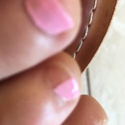 Cracked in half and slid off