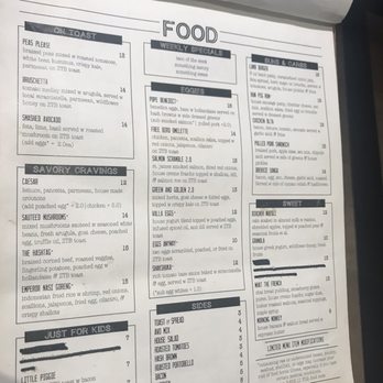 Threefold Cafe - Menu - Breakfast & Brunch Near Me - Coral Gables, Florida