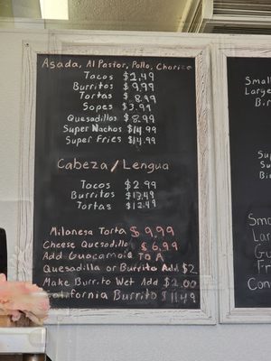 Menu photo 1 Tacos Los Salazares Hesperia, CA