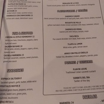Guantanamera - $10.95 and $15.95 prix fixe luncheon specials - Cuban Near Me - New York, New York