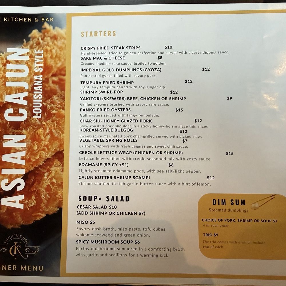 CK Kitchen and Bar - Asian Fusion Near Me - Austin, Texas