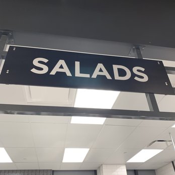 1883 Cafe - a salads sign hanging from the ceiling - Cafes Near Me - Cincinnati, Ohio