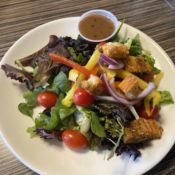 J Roo's Restaurant - Side house salad - Pizza Near Me - North Haven, Connecticut J Roo's Restaurant - Side house salad - Pizza Near Me - North Haven, Connecticut