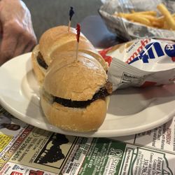 Mimi's Italian Grill & Bar - Eggplant Parmesan sandwich with chips