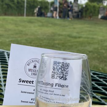 Buckingham Valley Vineyards & Winery - Sweet wine flight was fun... but recommend a Pallet cleanser - Wineries Near Me - Buckingham, Pennsylvania