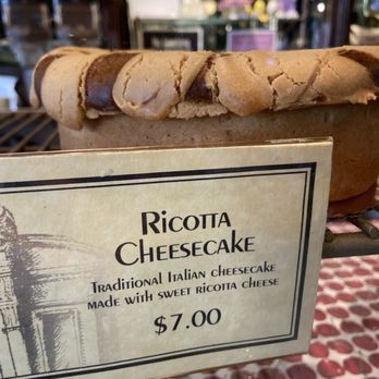 Caffe Roma - Ricotta Cheesecake - Bakeries Near Me - New York, New York Caffe Roma - Ricotta Cheesecake - Bakeries Near Me - New York, New York