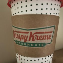 Krispy Kreme - Medium 3 Count Original Glazed Doughnuts and coffee