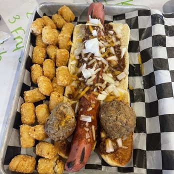 Dick's Last Resort - Orange Beach - Dicks 12" wiener with balls. - American Near Me - Orange Beach, Alabama