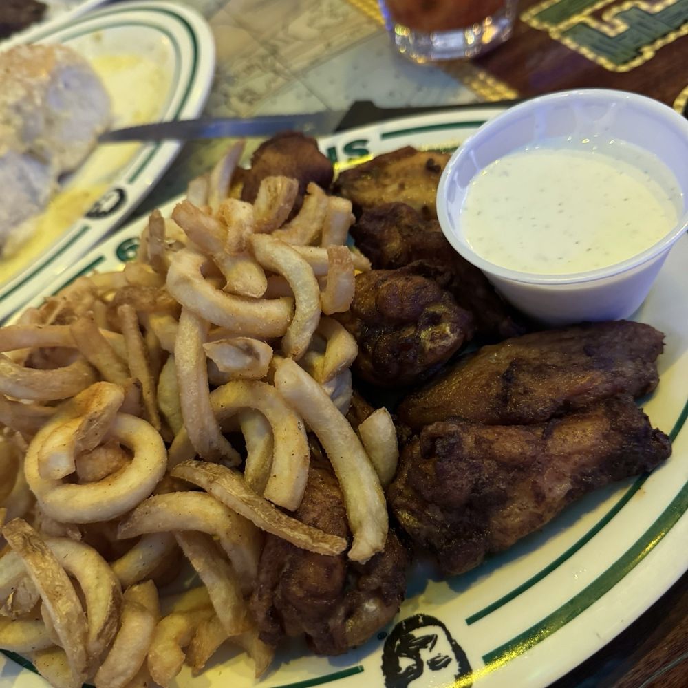 Flanigan's Seafood Bar & Grill - Wings and Fries meal - New American Near Me - Miami Beach, Florida
