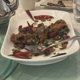Salt and pepper chicken wings