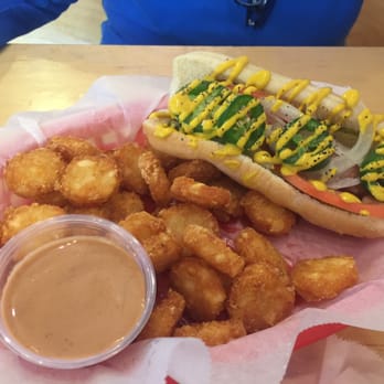 Sup Dogs - An awful Chicago Dog & Tots - New American Near Me - Chapel Hill, North Carolina Sup Dogs - An awful Chicago Dog & Tots - New American Near Me - Chapel Hill, North Carolina