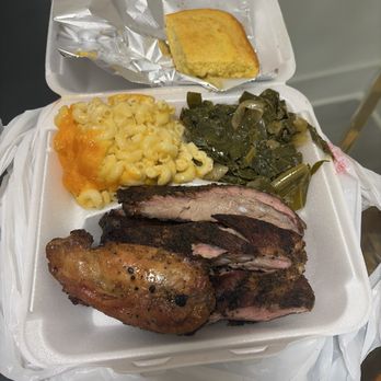 TDT BBQ - Turkey Ribs, beef ribs, Mac, collards, corn bread. - Barbeque Near Me - Mableton, Georgia