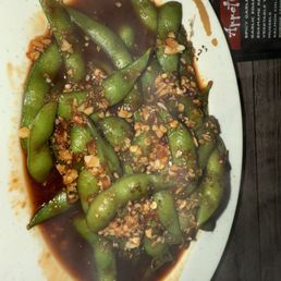 Spicy Garlic Edamame