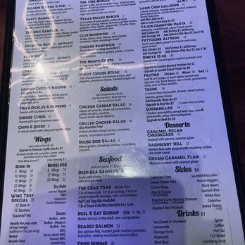 Katy Vibes - Menu - Music Venues Near Me - Katy, Texas