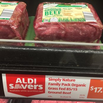 ALDI - Organic Grass Fed Ground Beef - Grocery Near Me - Medford, Massachusetts