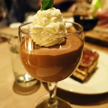 Malaparte - Chocolate Mousse with Whipped Cream - Italian Near Me - New York, New York Malaparte - Chocolate Mousse with Whipped Cream - Italian Near Me - New York, New York