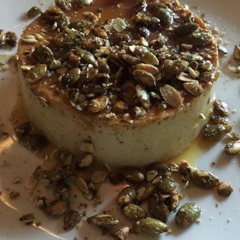 Martina - Chai flan with caramelized pepitas - Argentine Near Me - Minneapolis, Minnesota